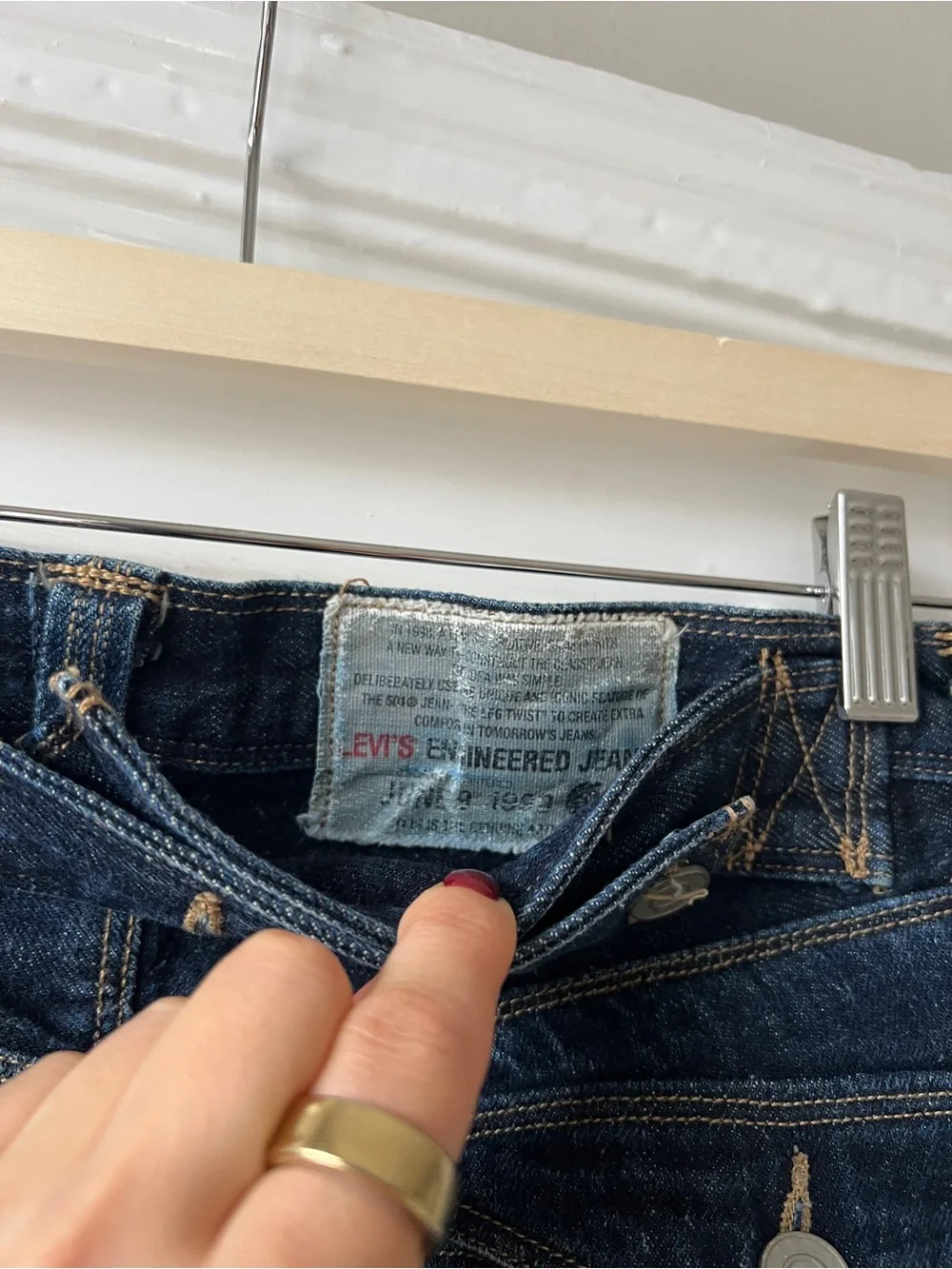 Vintage Buckle Back Levi’s Engineered Jeans